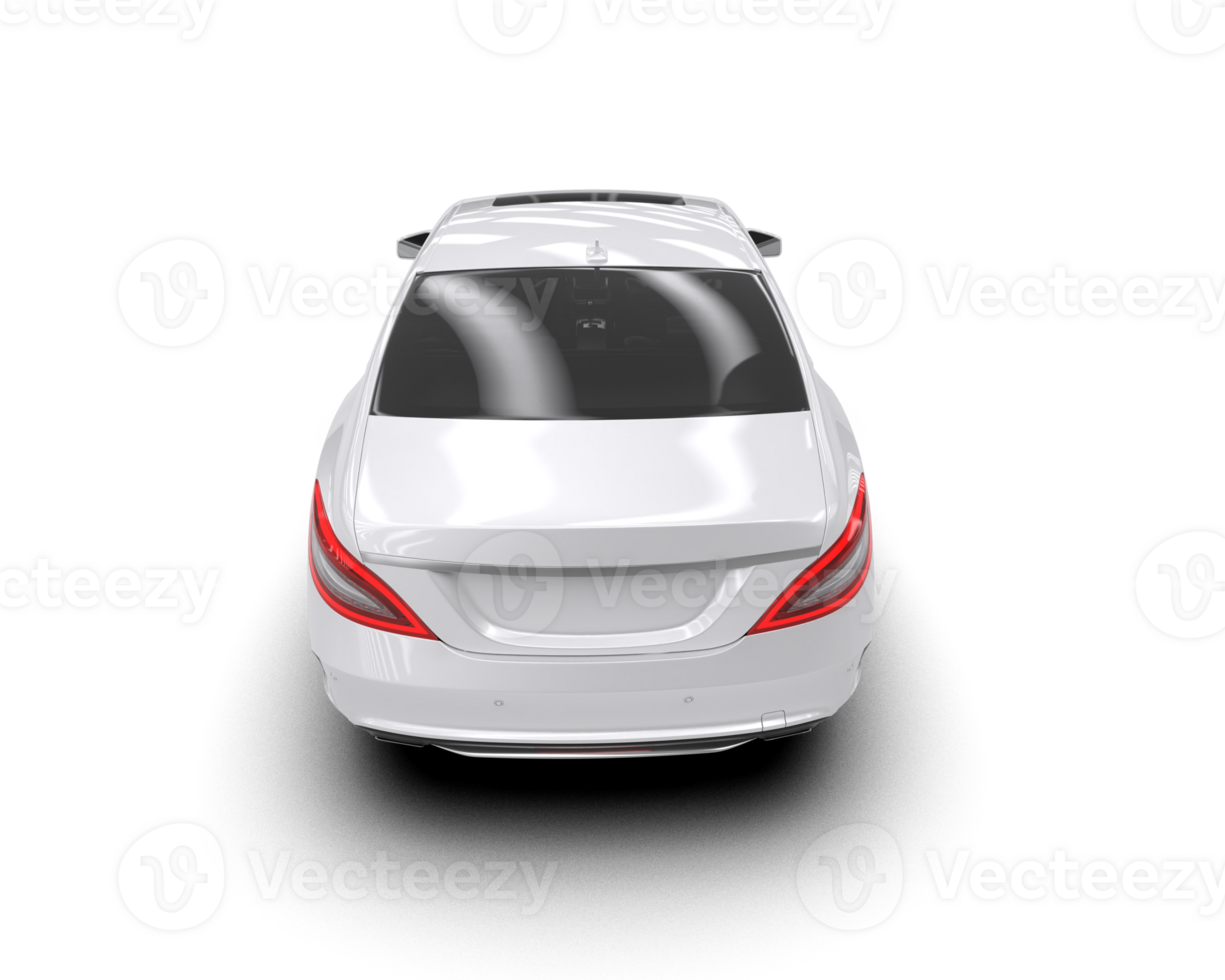 Modern car isolated on background. 3d rendering - illustration png