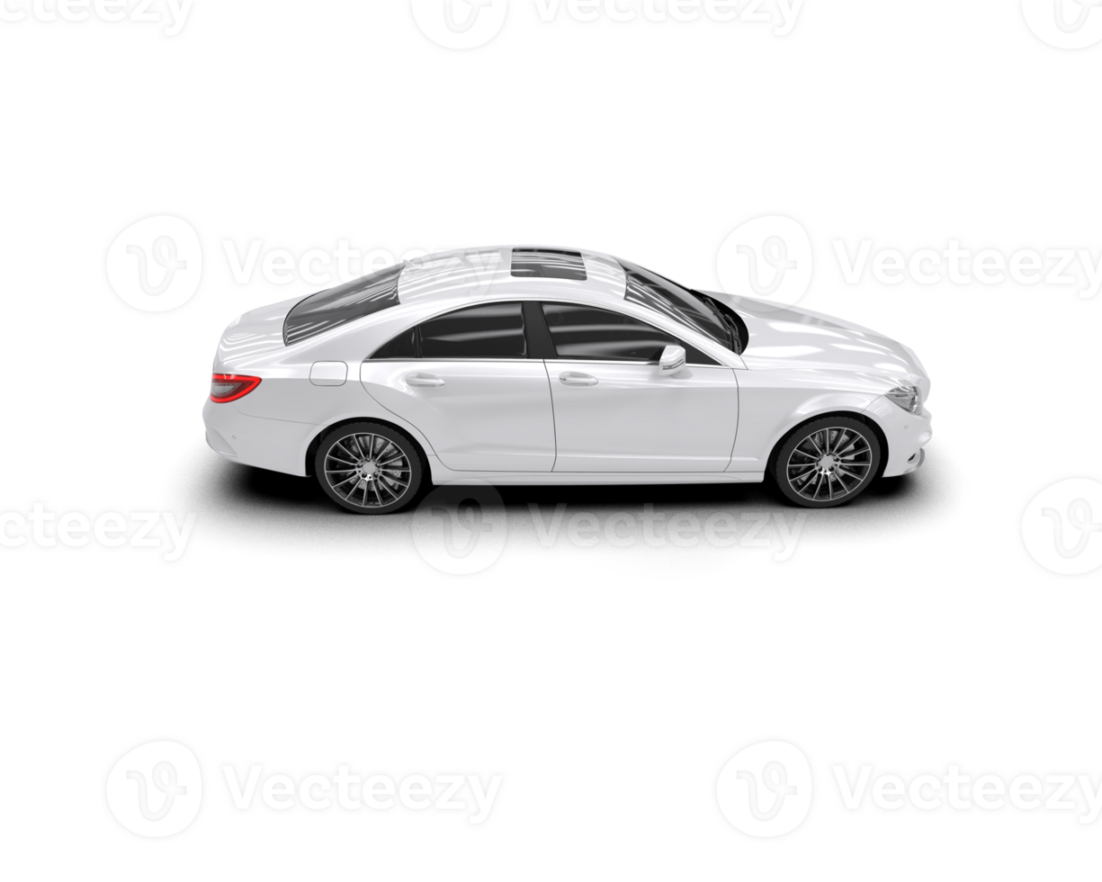 Modern car isolated on background. 3d rendering - illustration png