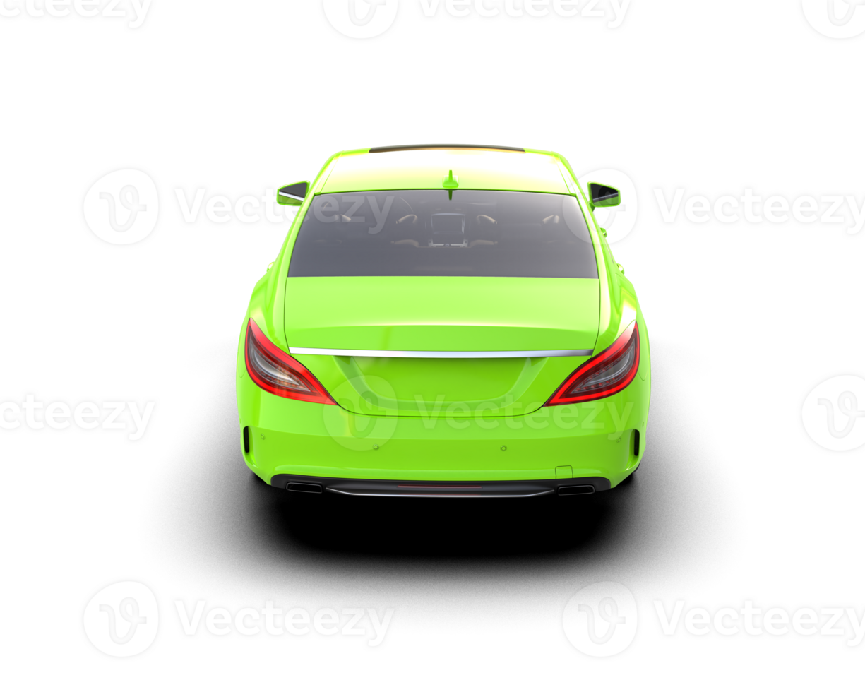 Modern car isolated on background. 3d rendering - illustration png