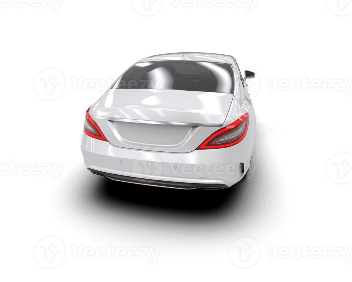 Modern car isolated on background. 3d rendering - illustration png