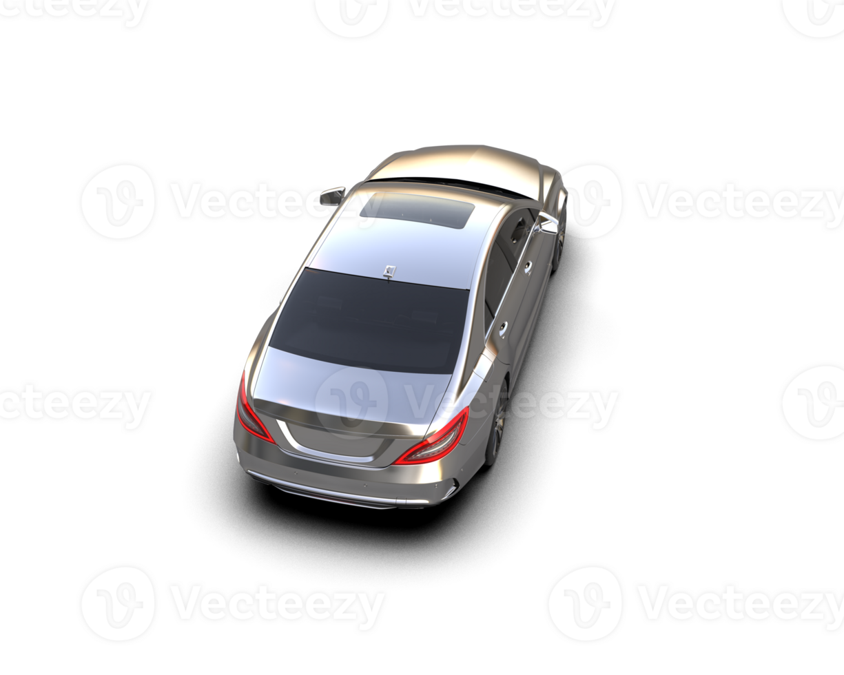 Modern car isolated on background. 3d rendering - illustration png
