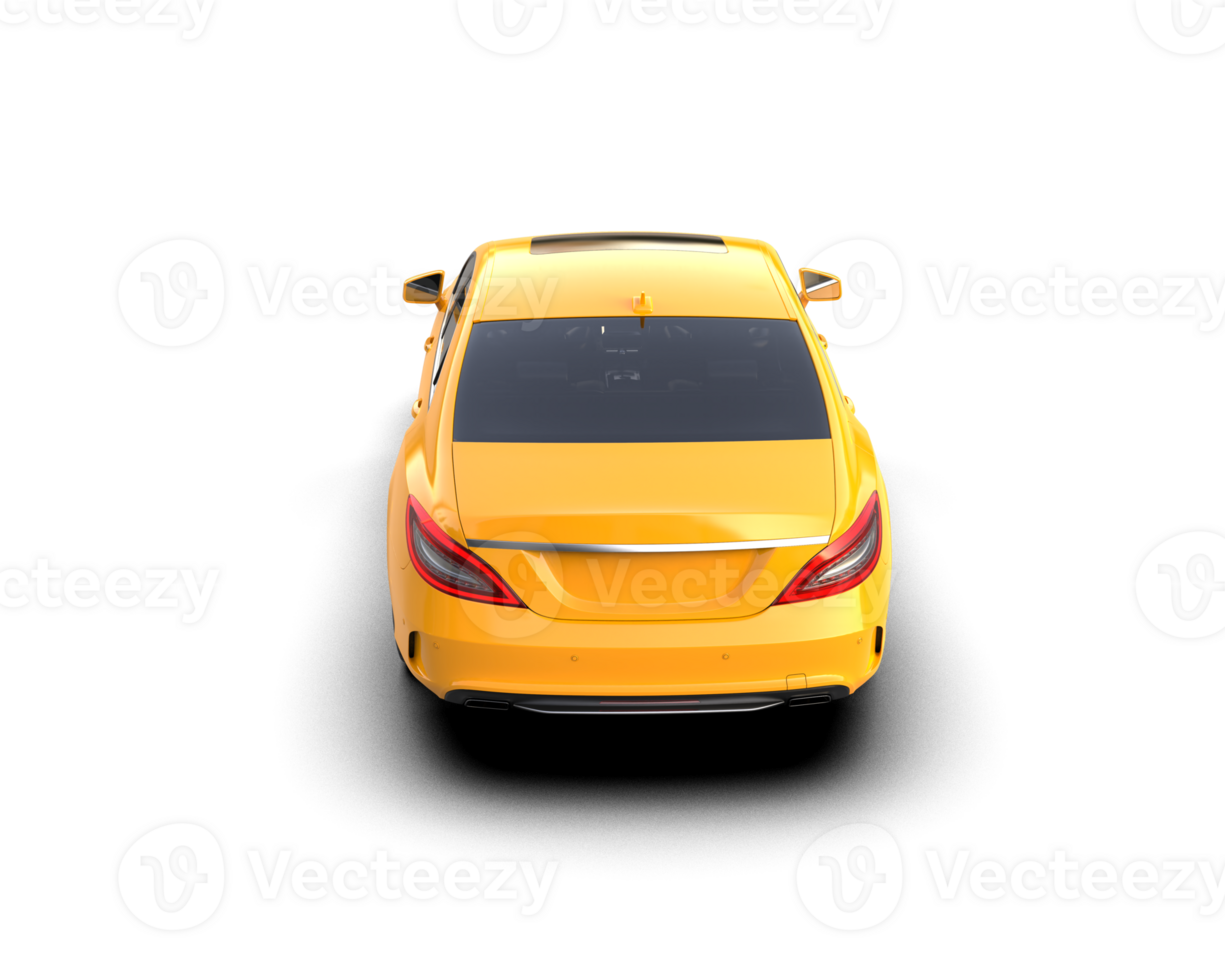 Modern car isolated on background. 3d rendering - illustration png