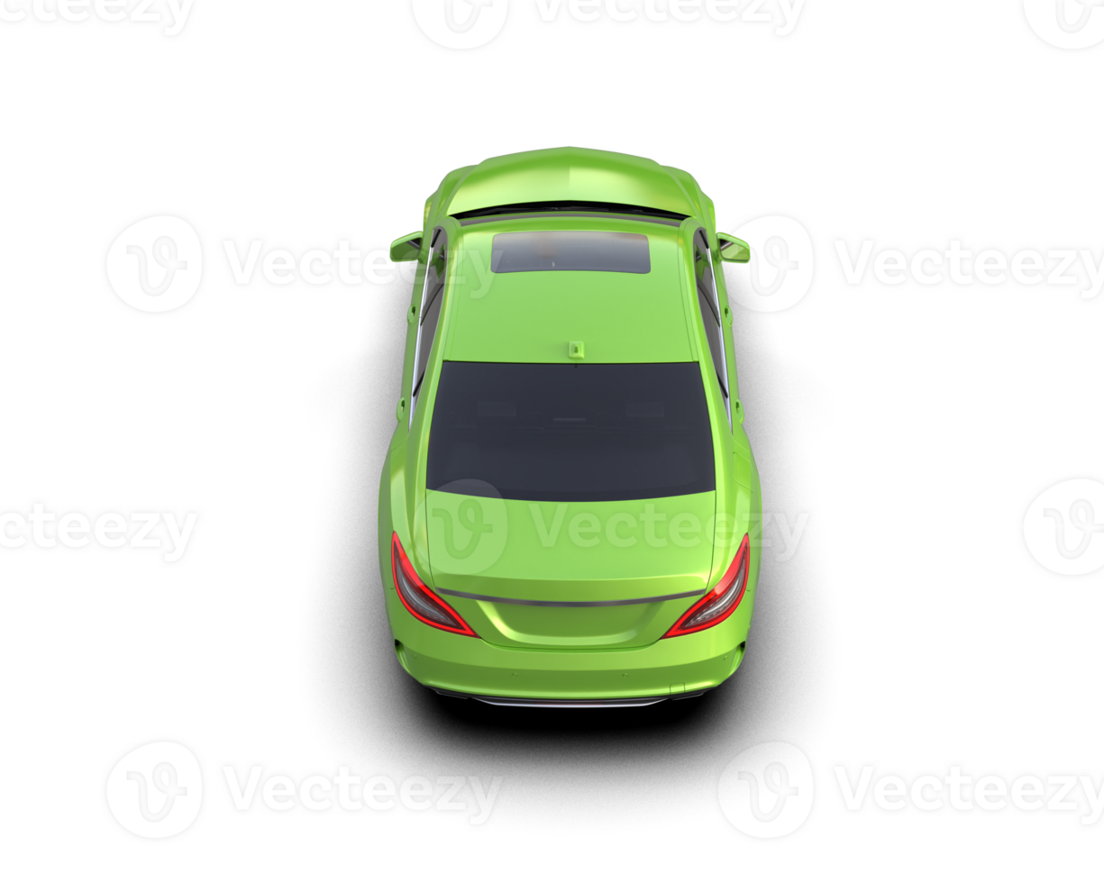 Modern car isolated on background. 3d rendering - illustration png