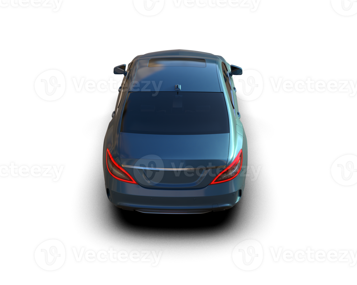 Modern car isolated on background. 3d rendering - illustration png