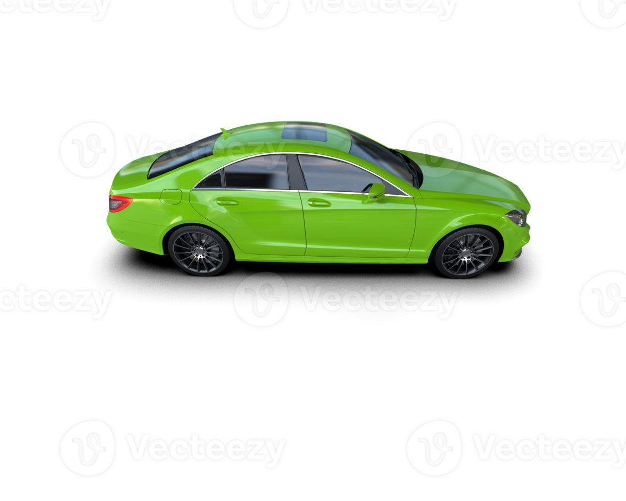 Modern car isolated on background. 3d rendering - illustration png