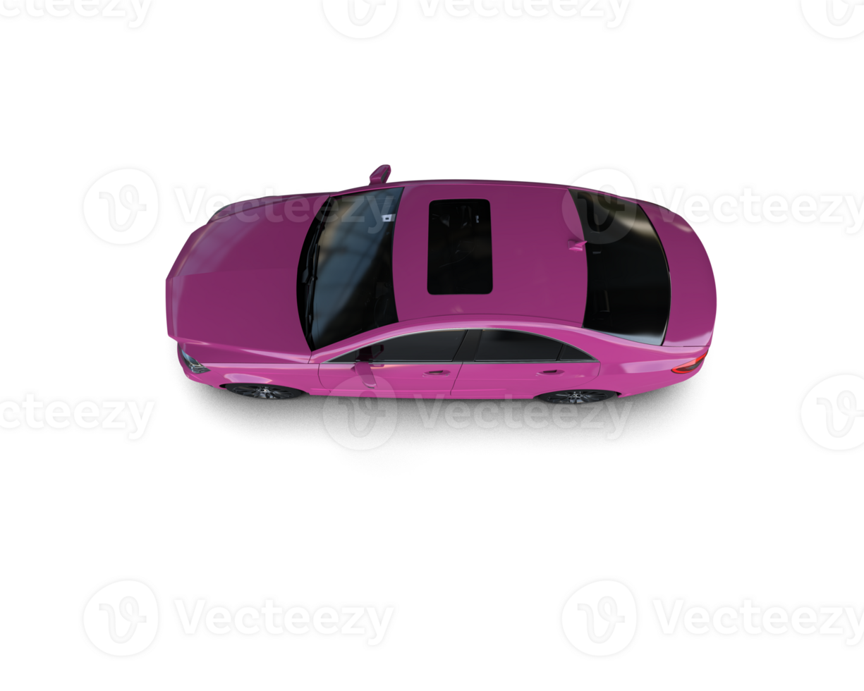 Modern car isolated on background. 3d rendering - illustration png