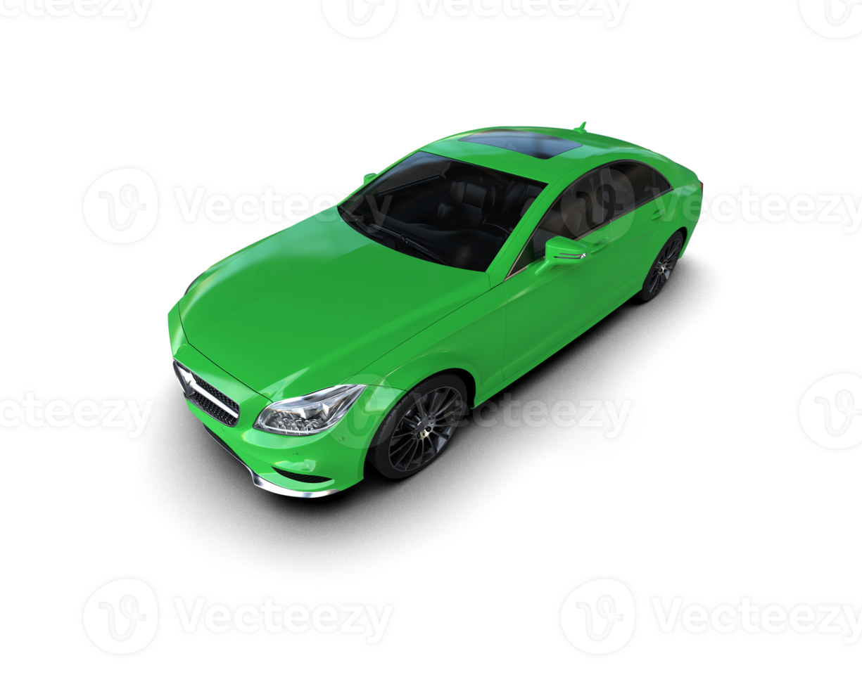 Modern car isolated on background. 3d rendering - illustration png