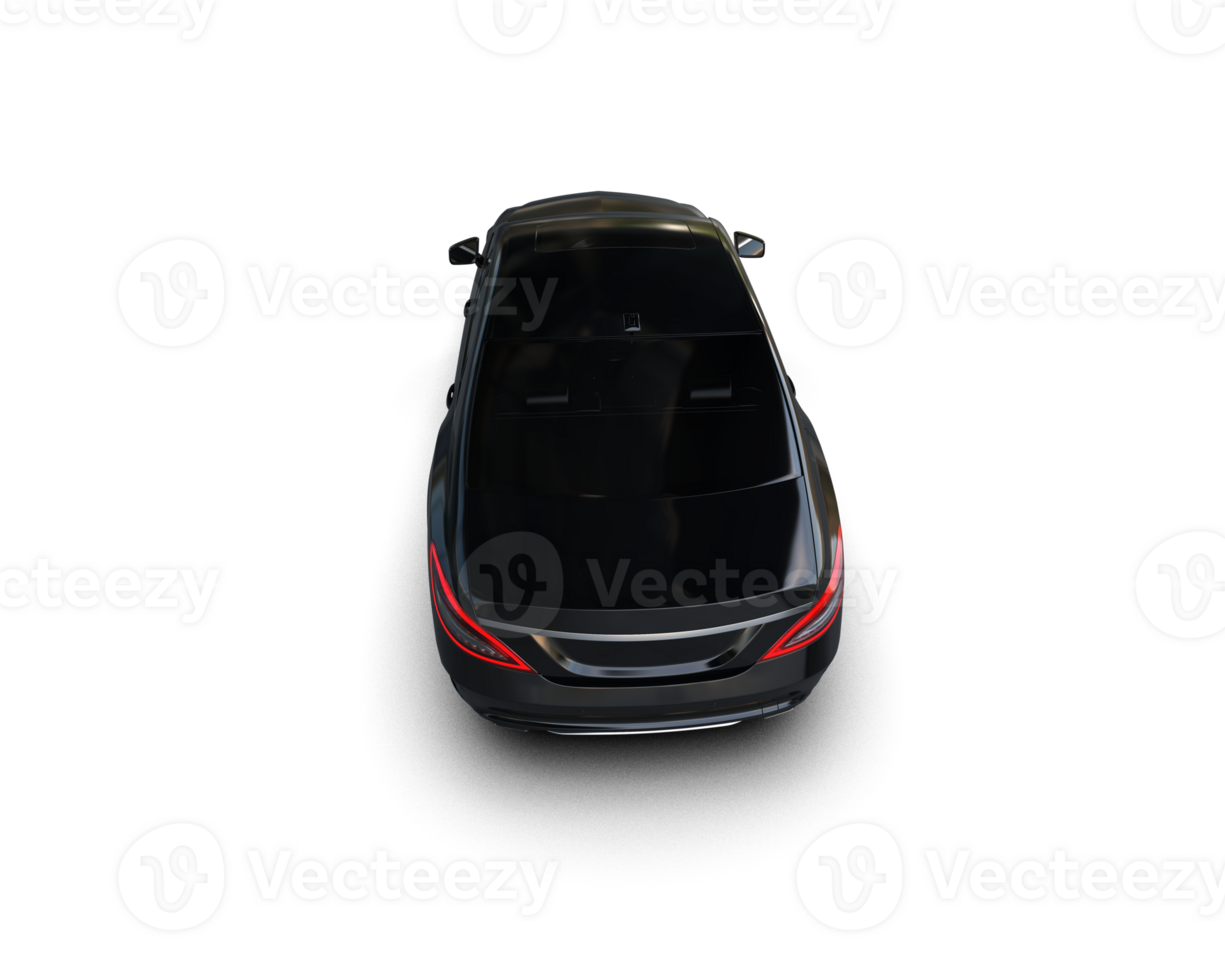 Modern car isolated on background. 3d rendering - illustration png