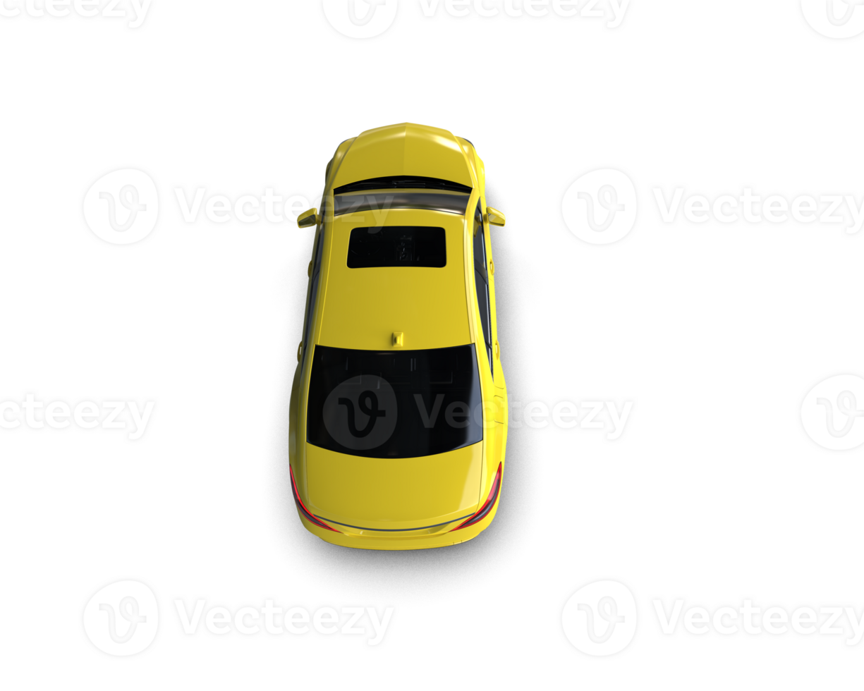 Modern car isolated on background. 3d rendering - illustration png
