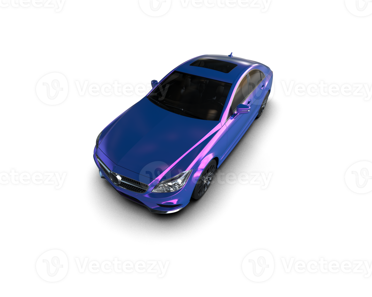 Modern car isolated on background. 3d rendering - illustration png