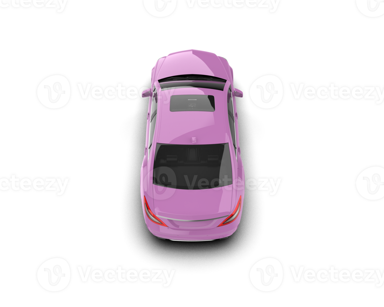 Modern car isolated on background. 3d rendering - illustration png