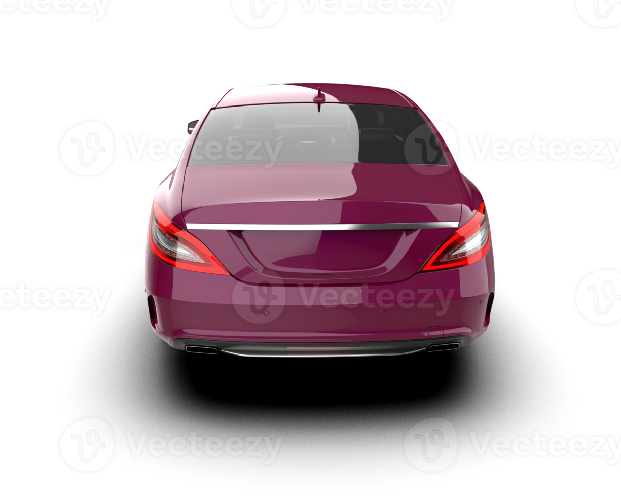 Modern car isolated on background. 3d rendering - illustration png