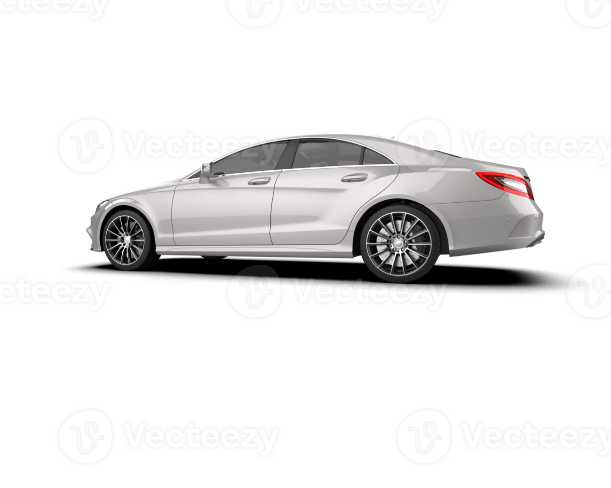 Modern car isolated on background. 3d rendering - illustration png