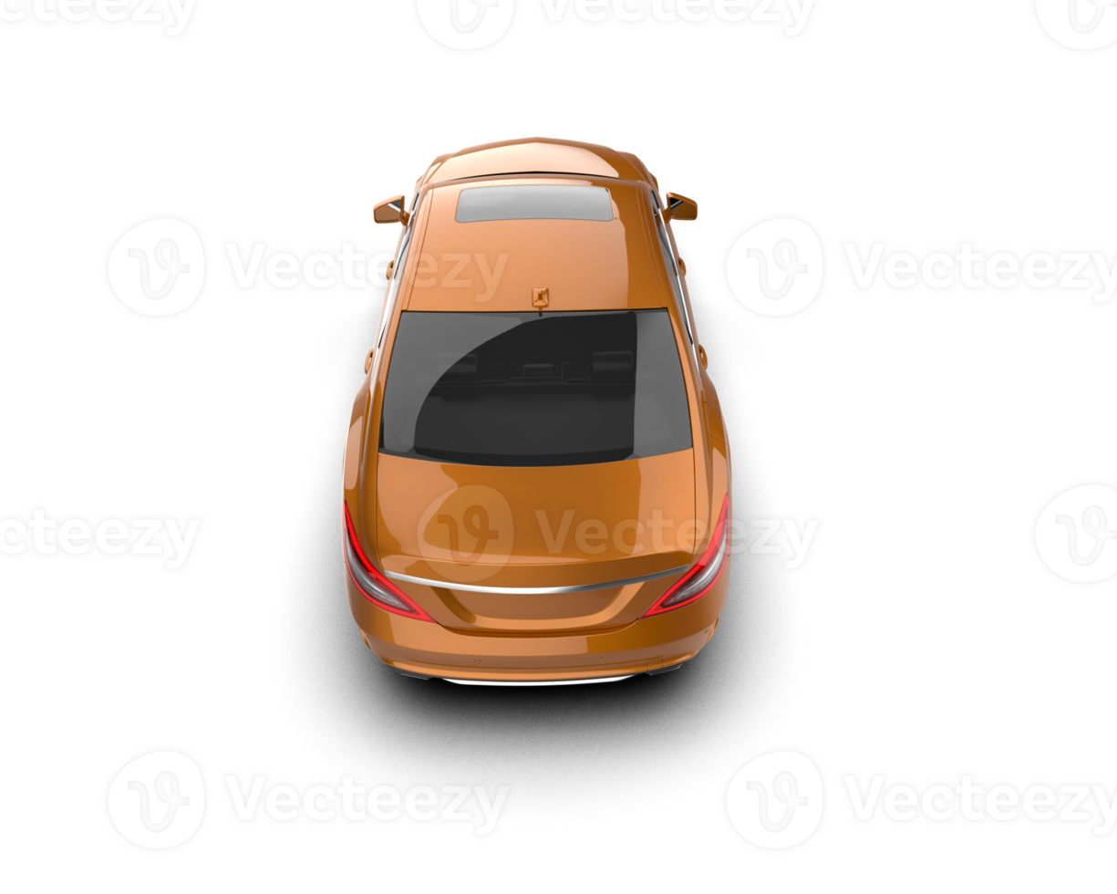Modern car isolated on background. 3d rendering - illustration png