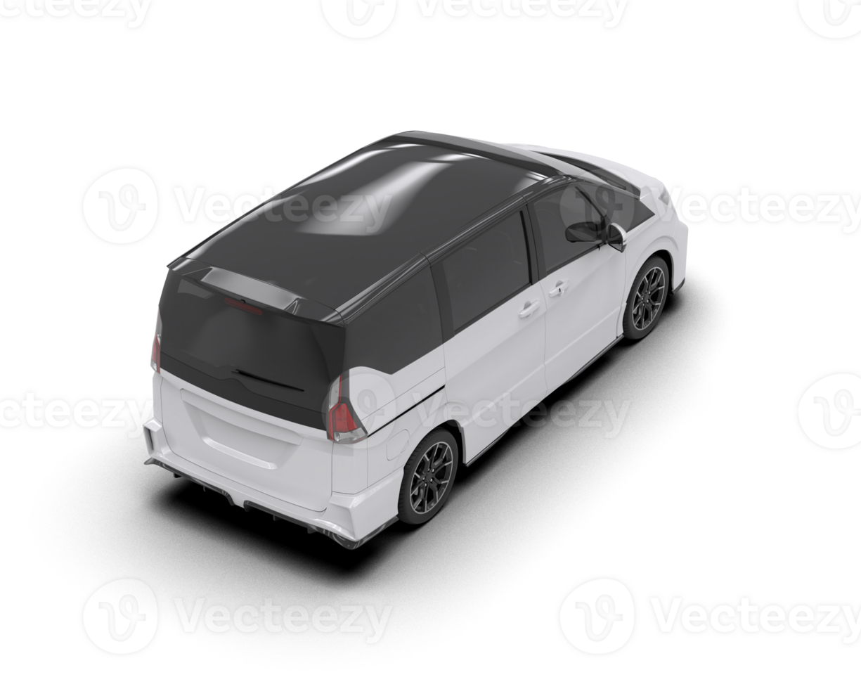 Modern car isolated on background. 3d rendering - illustration png