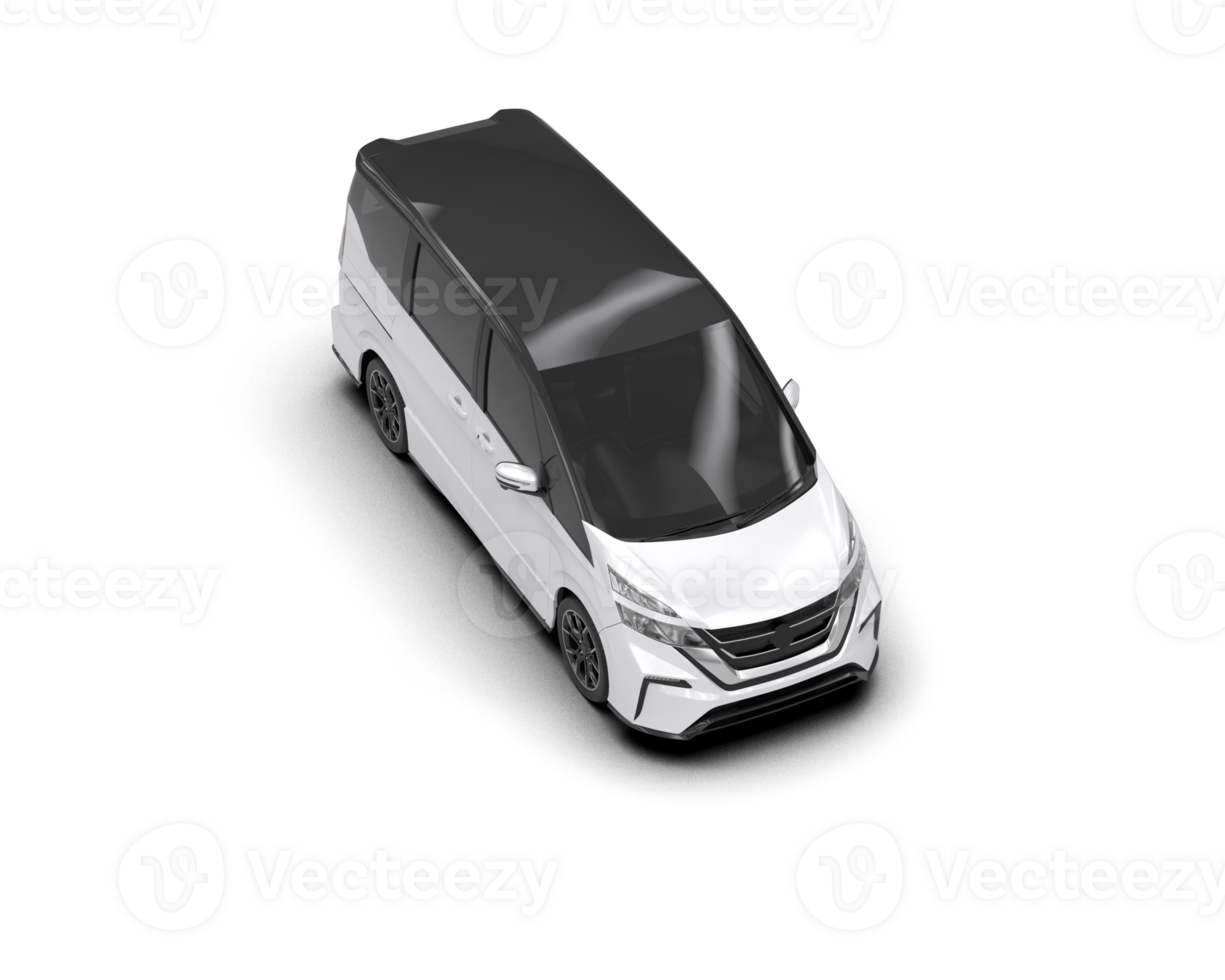 Modern car isolated on background. 3d rendering - illustration png
