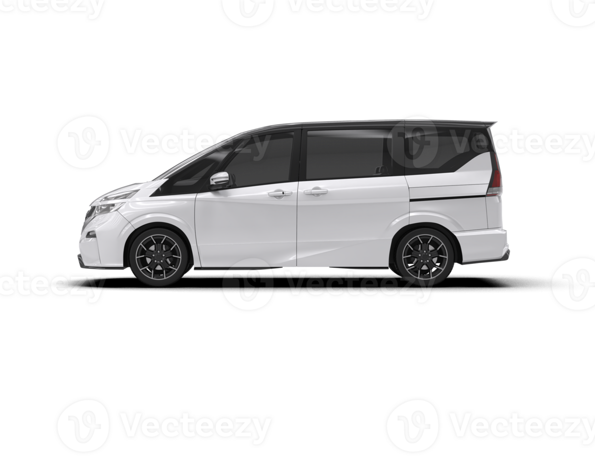 Modern car isolated on background. 3d rendering - illustration png