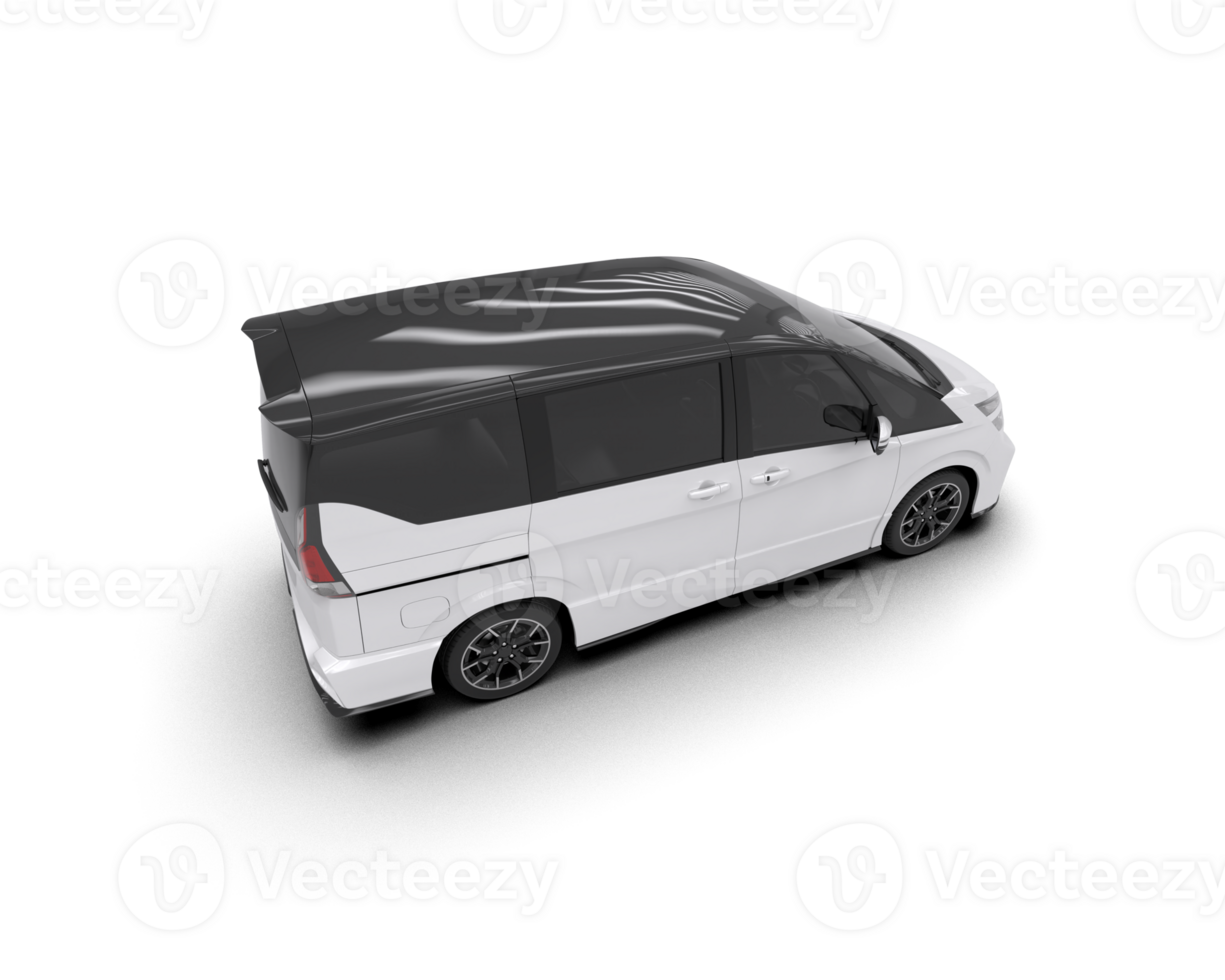 Modern car isolated on background. 3d rendering - illustration png