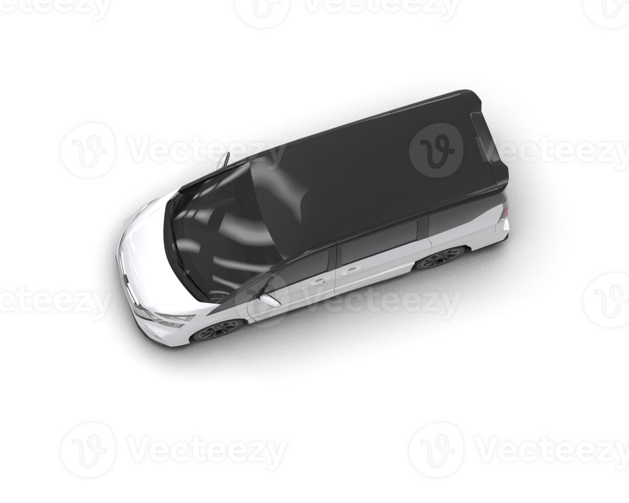 Modern car isolated on background. 3d rendering - illustration png