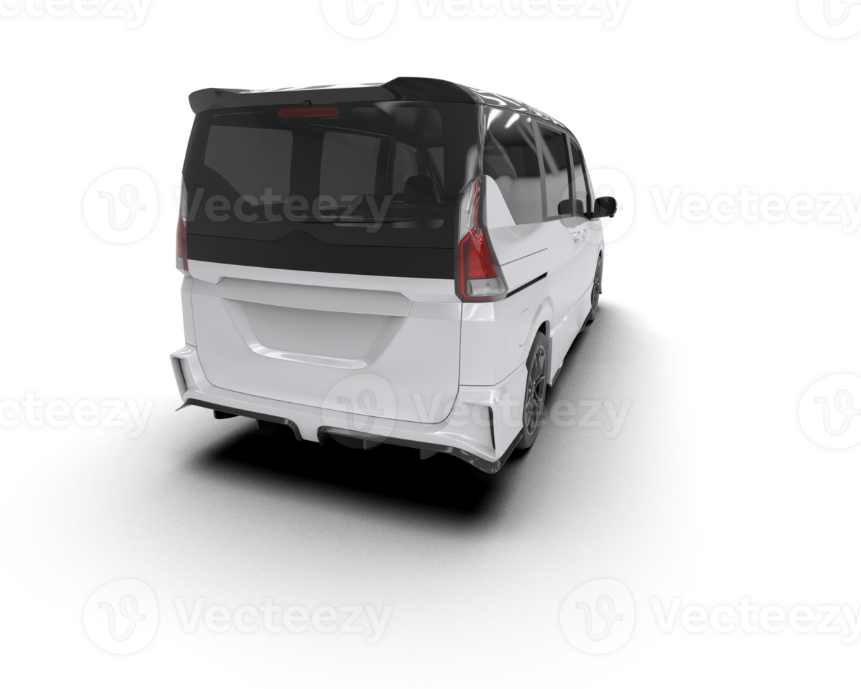 Modern car isolated on background. 3d rendering - illustration png