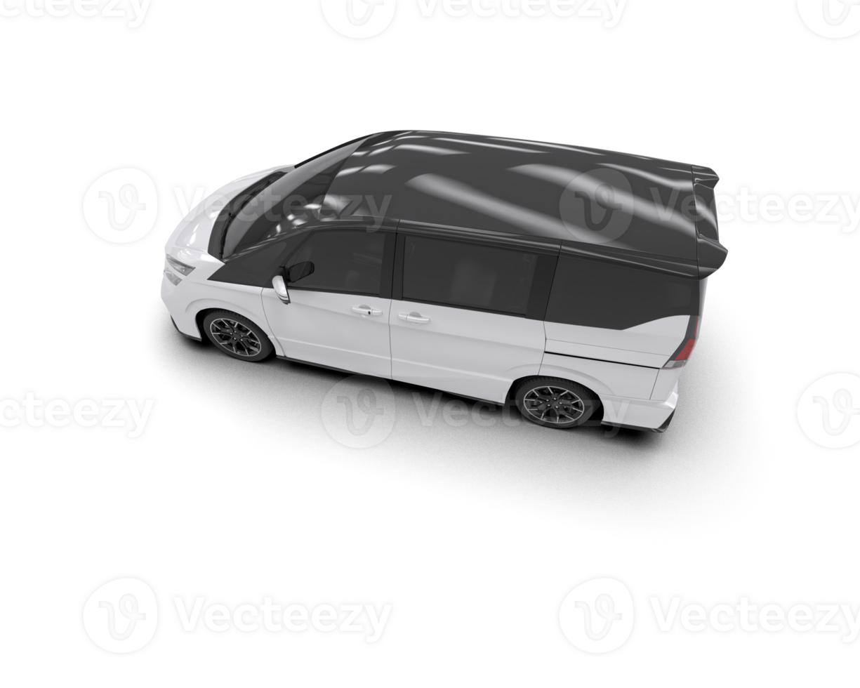 Modern car isolated on background. 3d rendering - illustration png