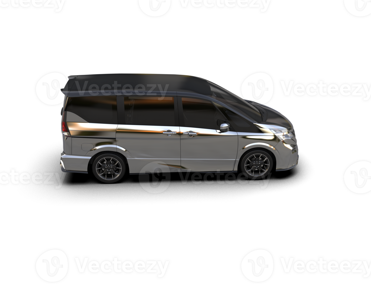 Modern car isolated on background. 3d rendering - illustration png