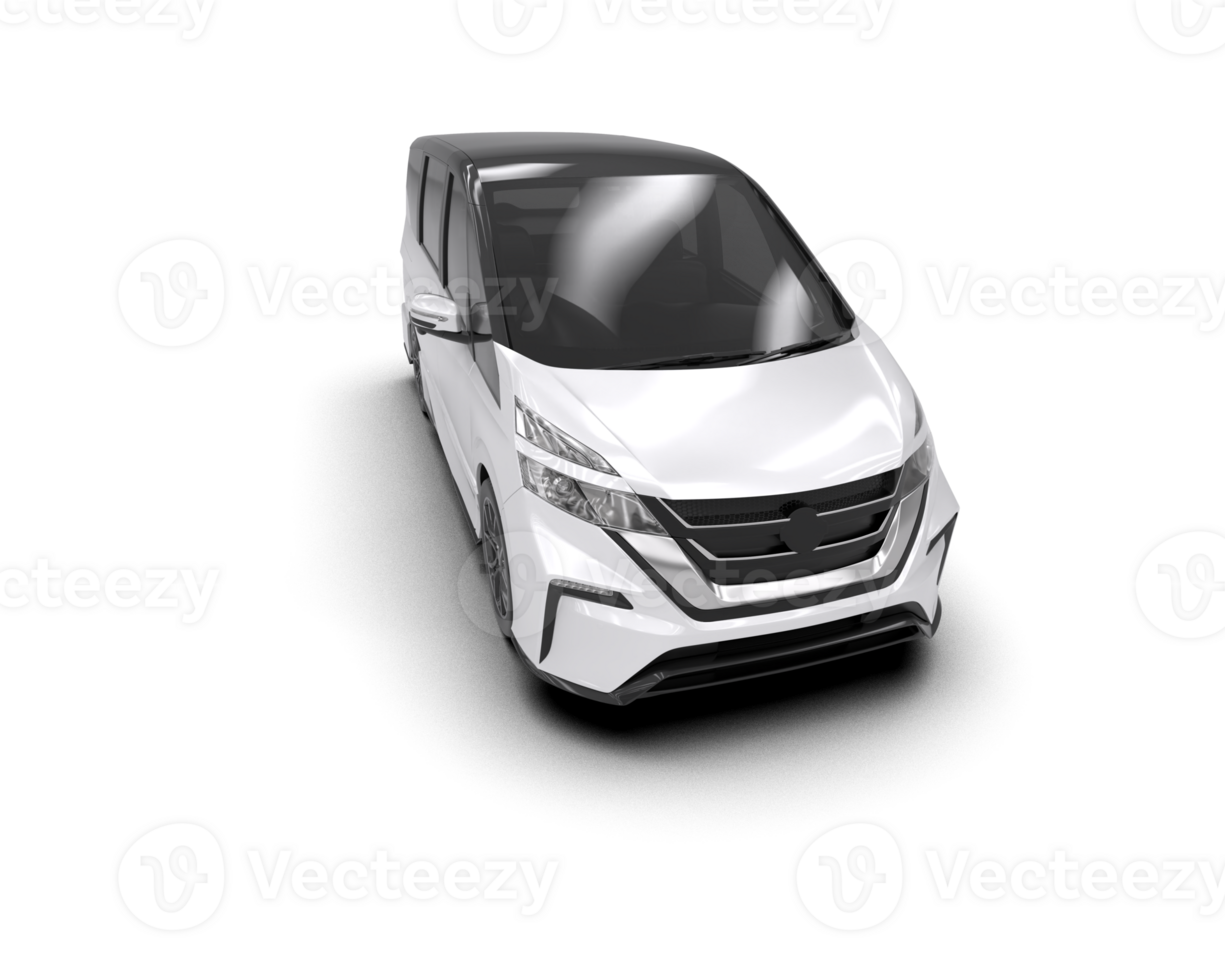 Modern car isolated on background. 3d rendering - illustration png