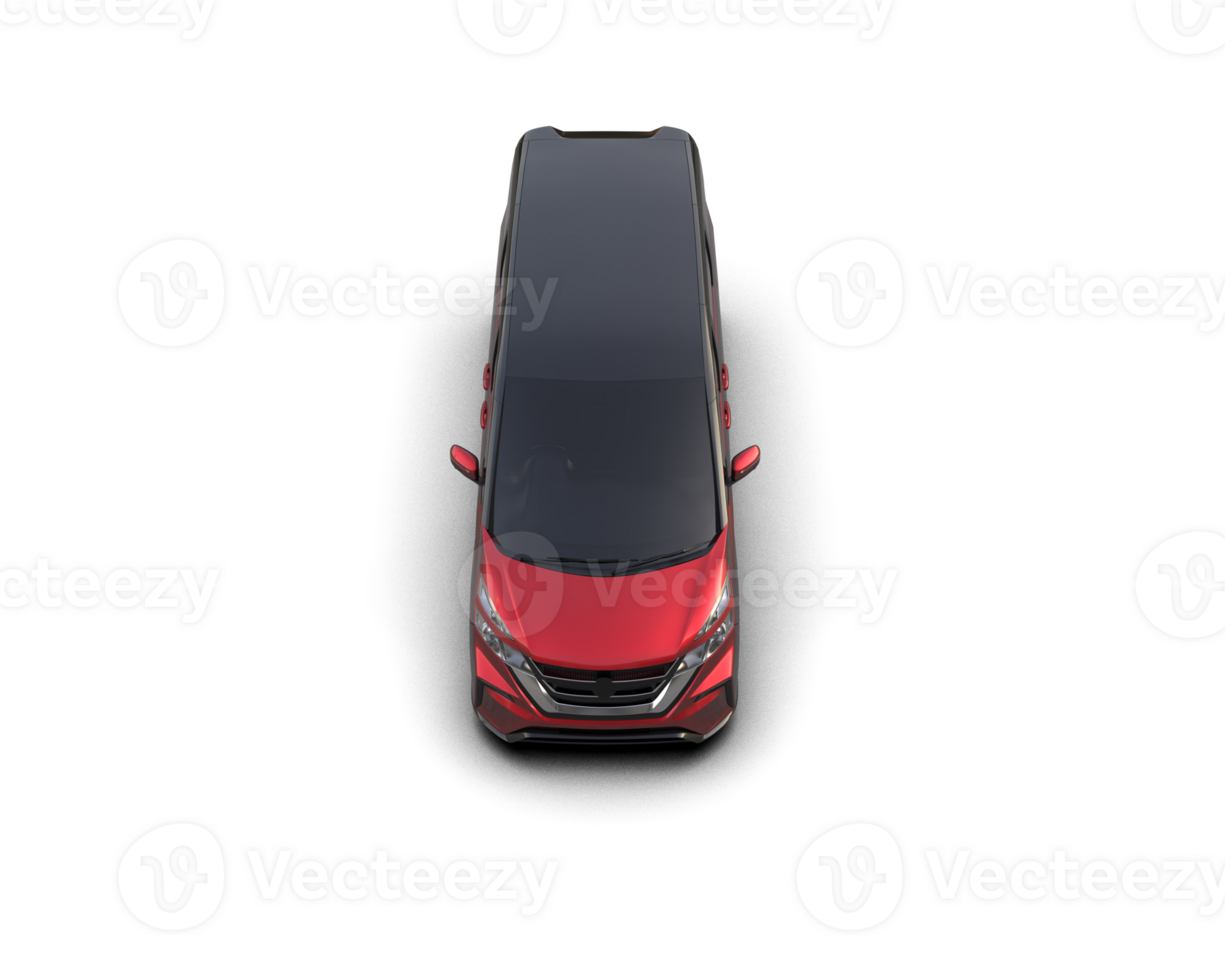Modern car isolated on background. 3d rendering - illustration png