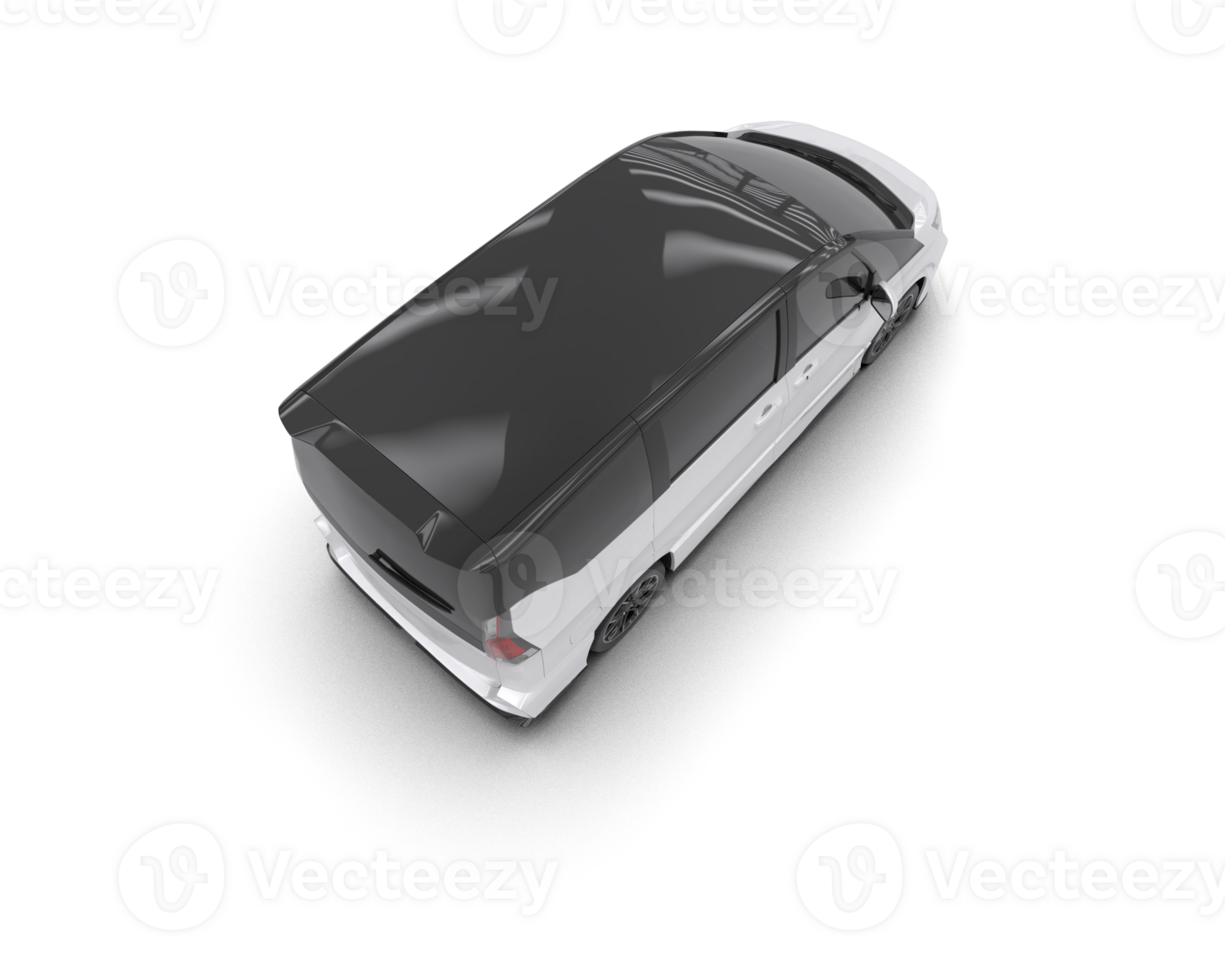 Modern car isolated on background. 3d rendering - illustration png