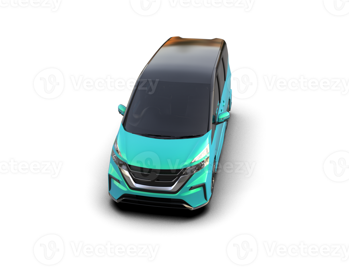 Modern car isolated on background. 3d rendering - illustration png