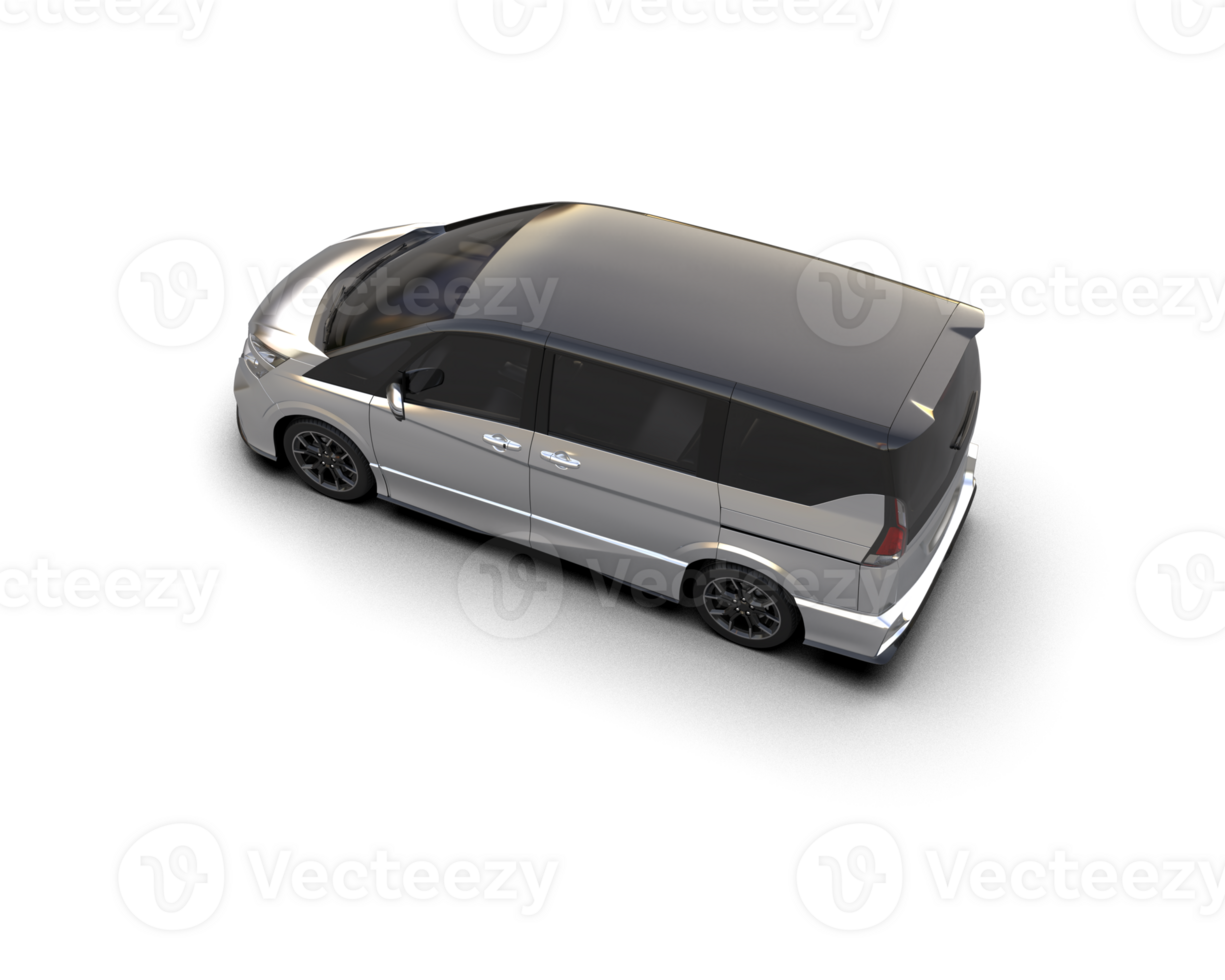 Modern car isolated on background. 3d rendering - illustration png