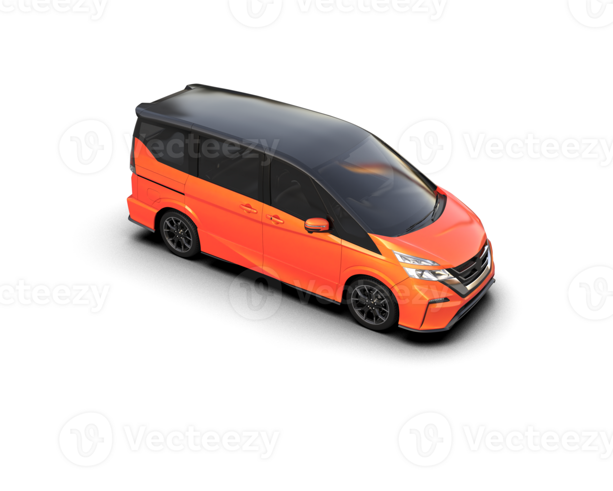 Modern car isolated on background. 3d rendering - illustration png