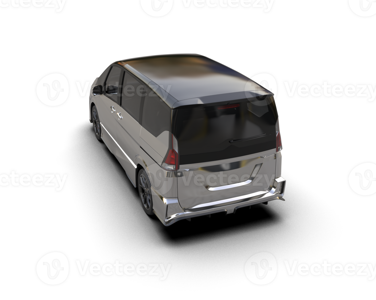 Modern car isolated on background. 3d rendering - illustration png