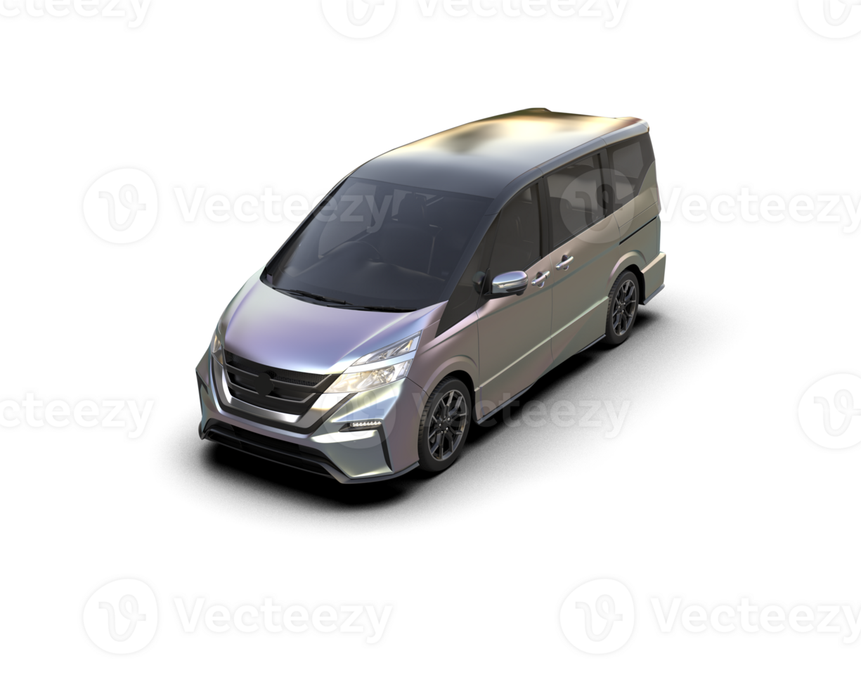 Modern car isolated on background. 3d rendering - illustration png