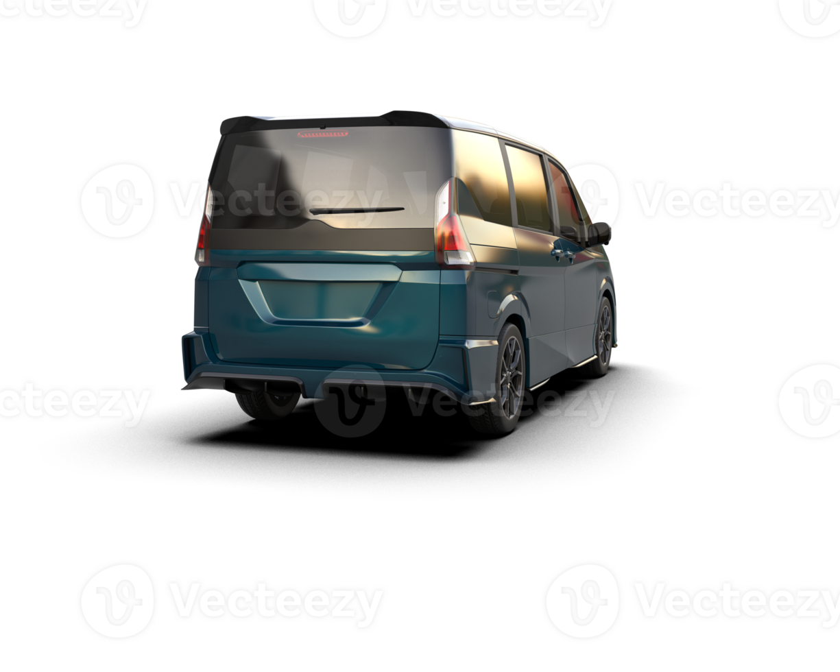Modern car isolated on background. 3d rendering - illustration png