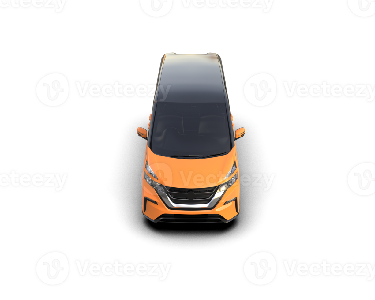 Modern car isolated on background. 3d rendering - illustration png