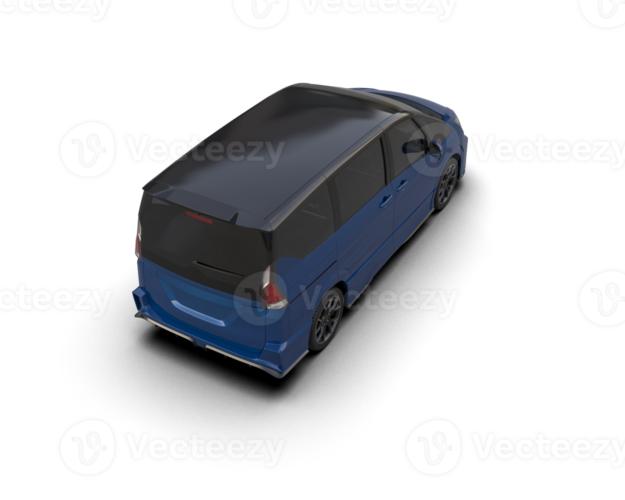 Modern car isolated on background. 3d rendering - illustration png