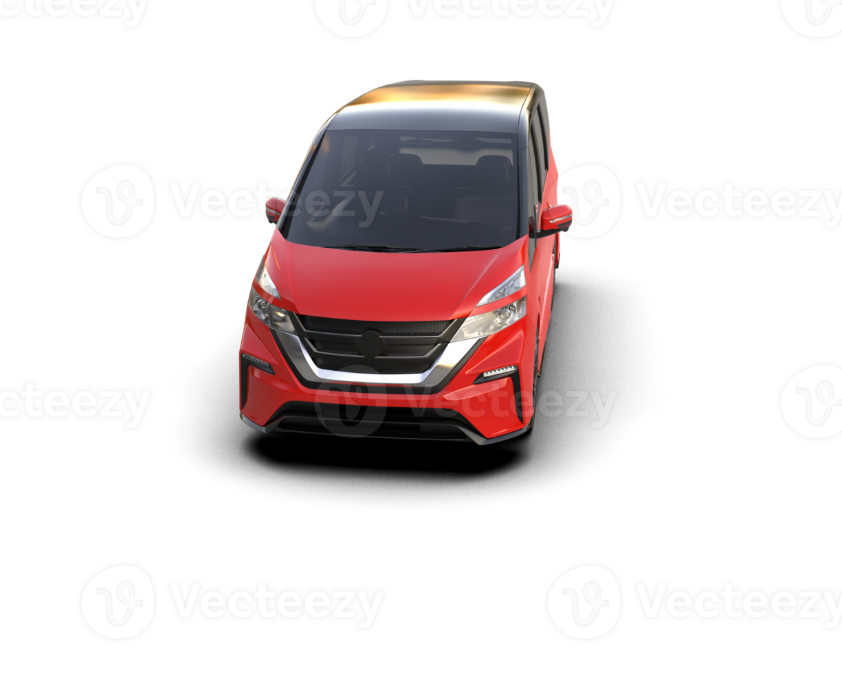 Modern car isolated on background. 3d rendering - illustration png