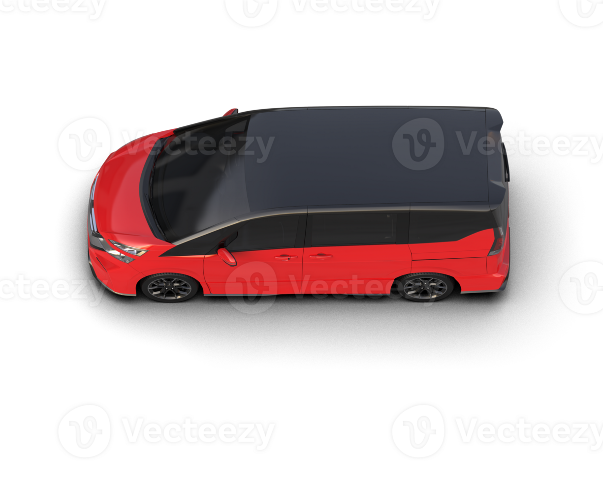 Modern car isolated on background. 3d rendering - illustration png