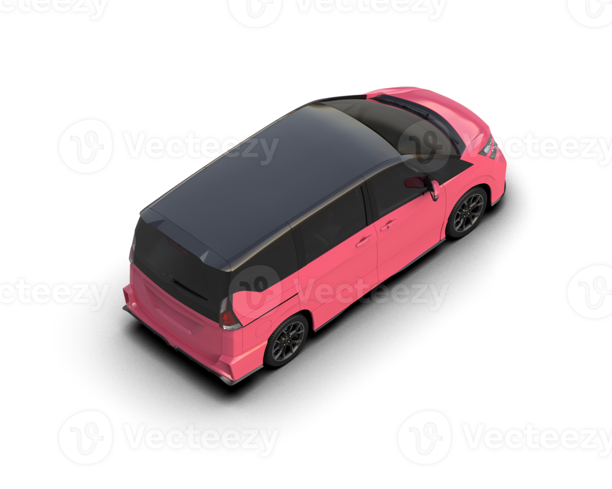 Modern car isolated on background. 3d rendering - illustration png