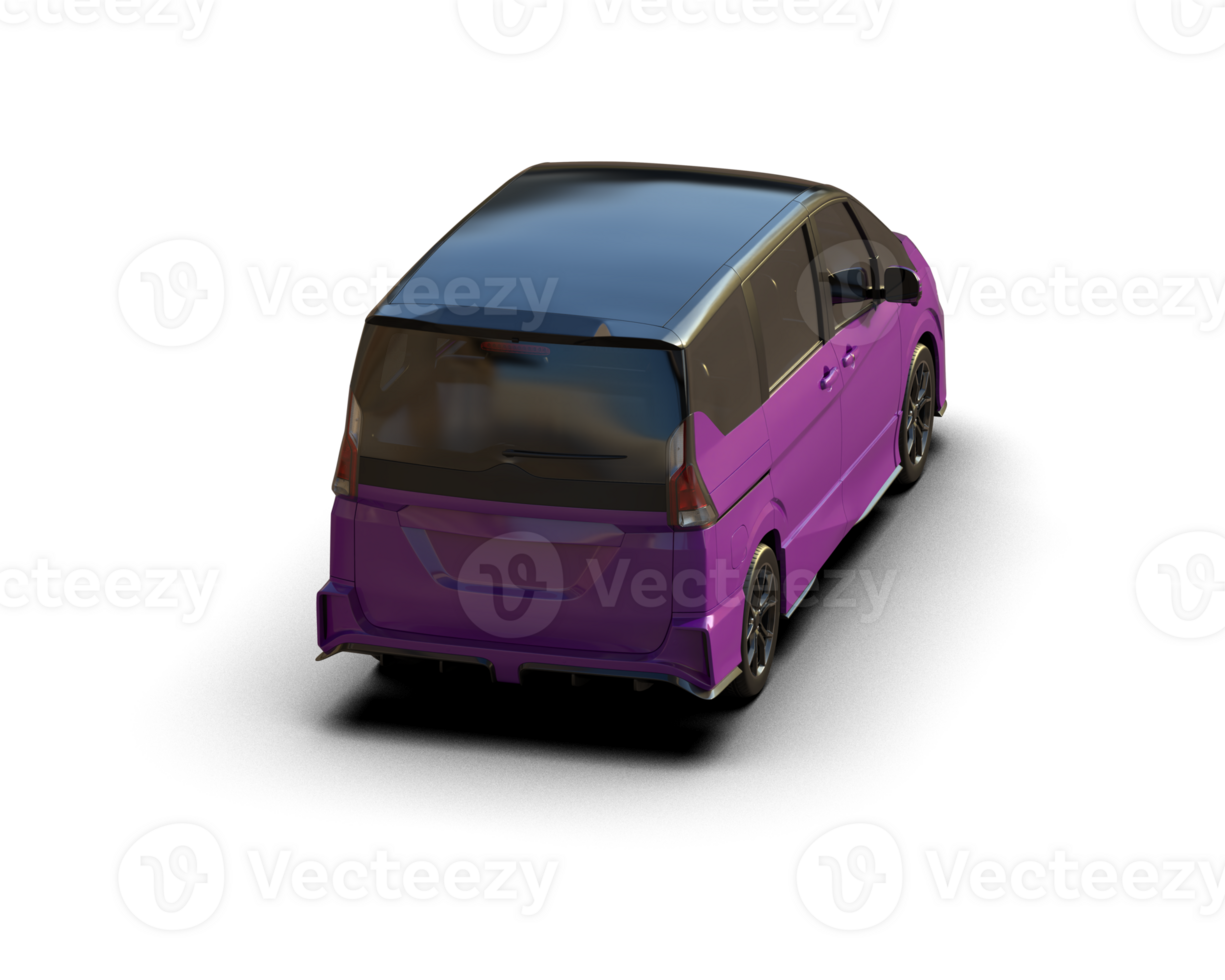 Modern car isolated on background. 3d rendering - illustration png