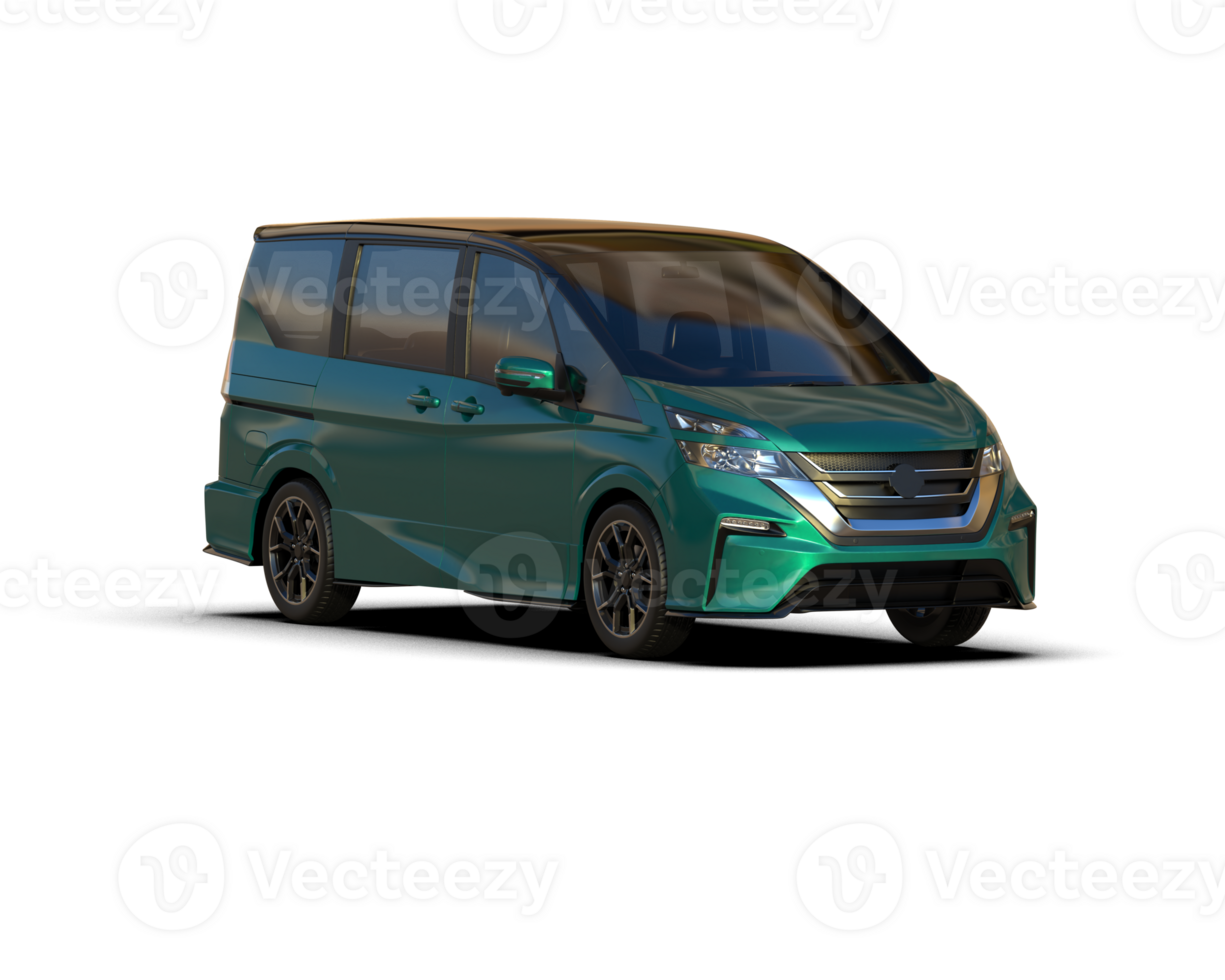 Modern car isolated on background. 3d rendering - illustration png
