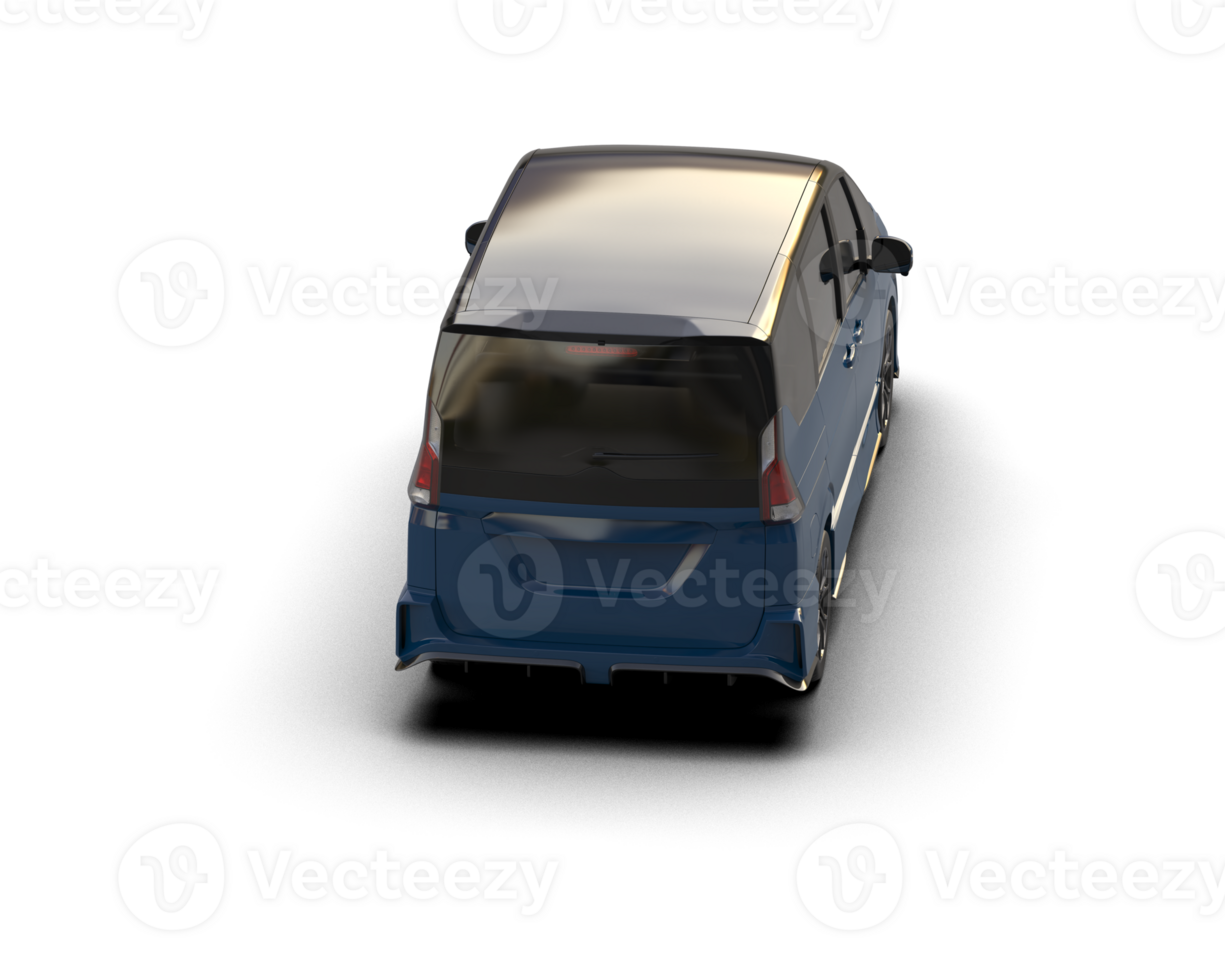 Modern car isolated on background. 3d rendering - illustration png