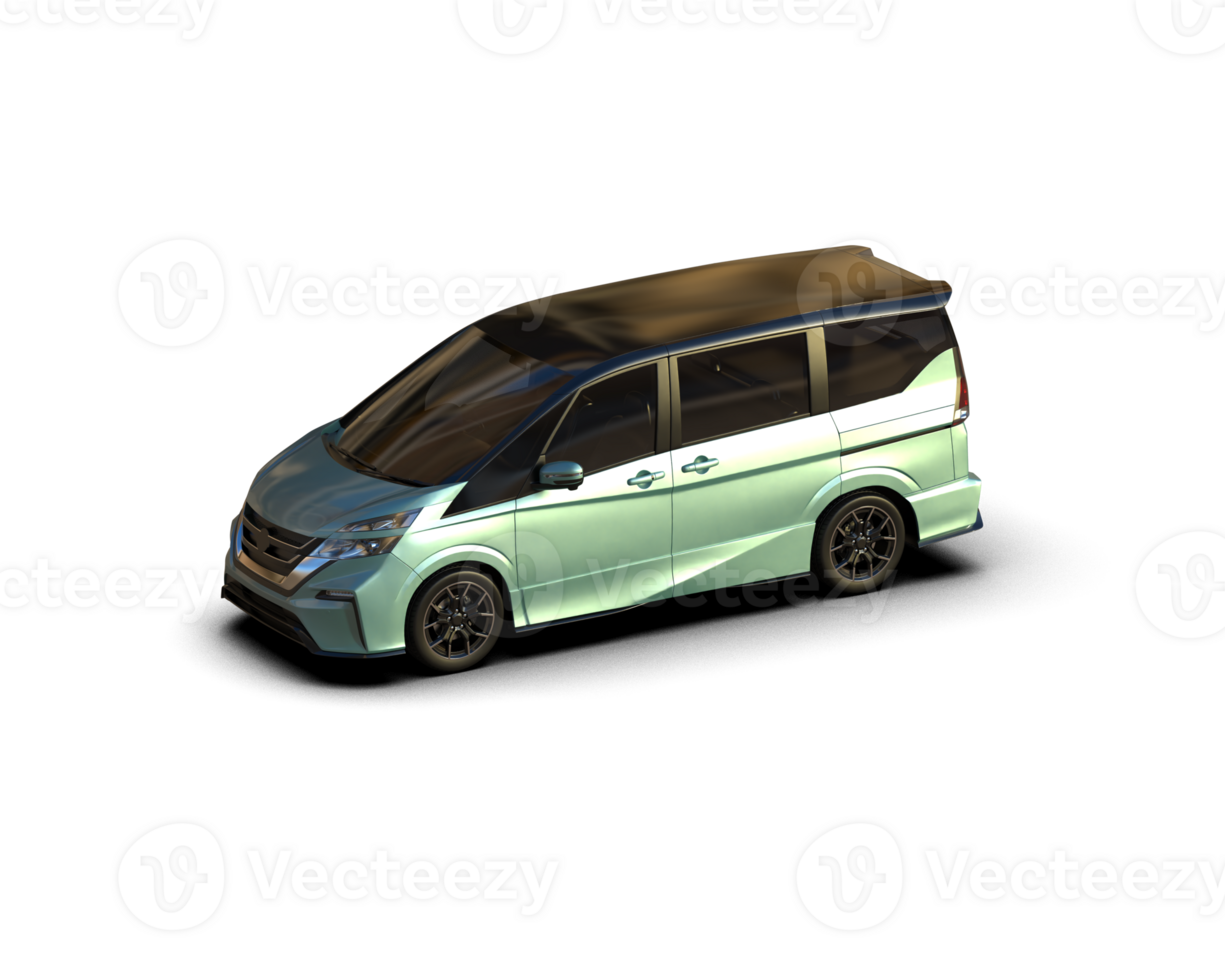 Modern car isolated on background. 3d rendering - illustration png
