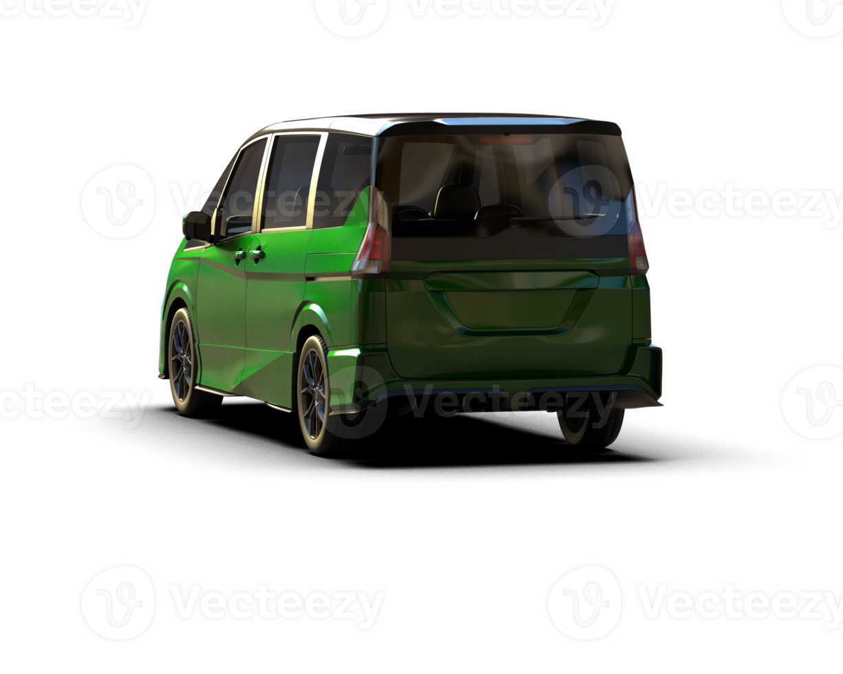 Modern car isolated on background. 3d rendering - illustration png