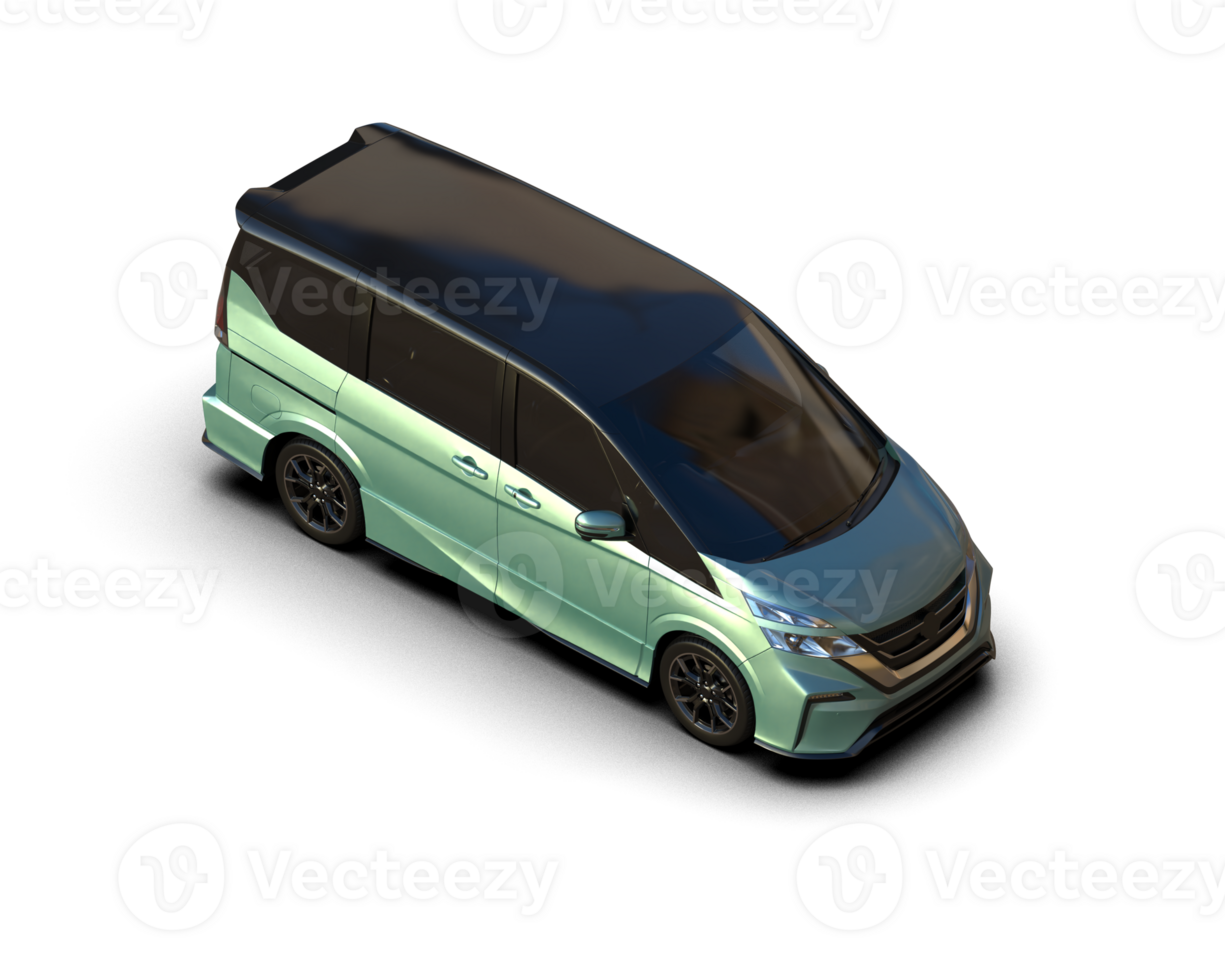 Modern car isolated on background. 3d rendering - illustration png