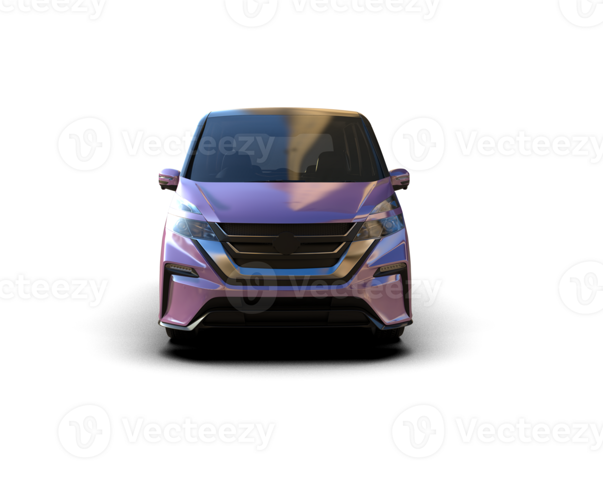Modern car isolated on background. 3d rendering - illustration png