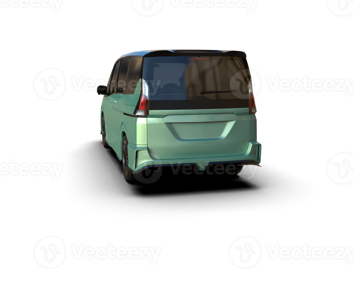 Modern car isolated on background. 3d rendering - illustration png