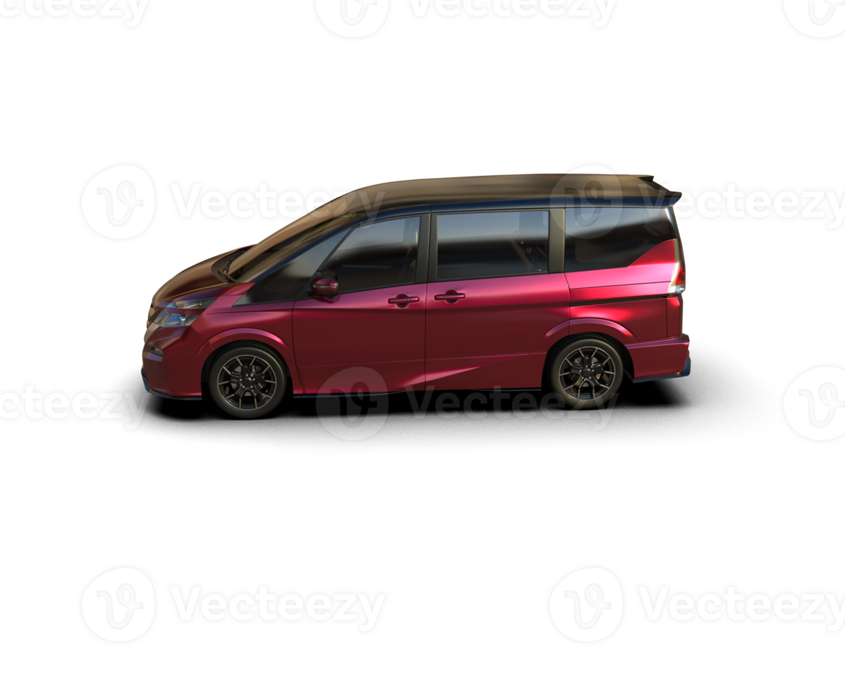 Modern car isolated on background. 3d rendering - illustration png