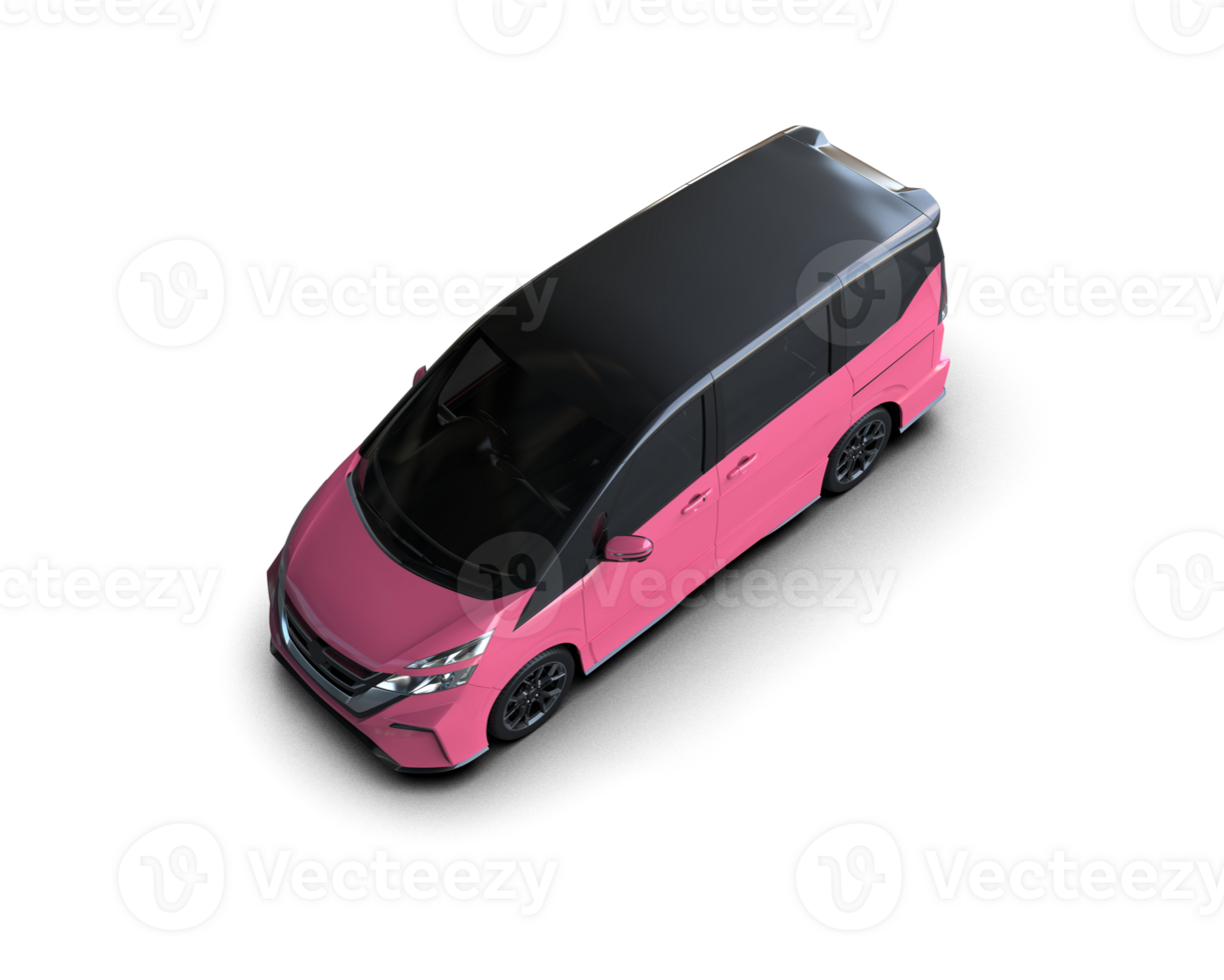 Modern car isolated on background. 3d rendering - illustration png